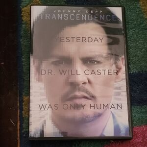 Transcendence DVD - Johnny Depp (Face Cover) - White/Gray